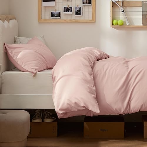 Vista 451 de Bedsure - Juego de funda de edredón de tamaño matrimonial, ropa de cama suave con doble cepillado, 1 funda de edredón (80 x 90 pulgadas) y 2 fundas