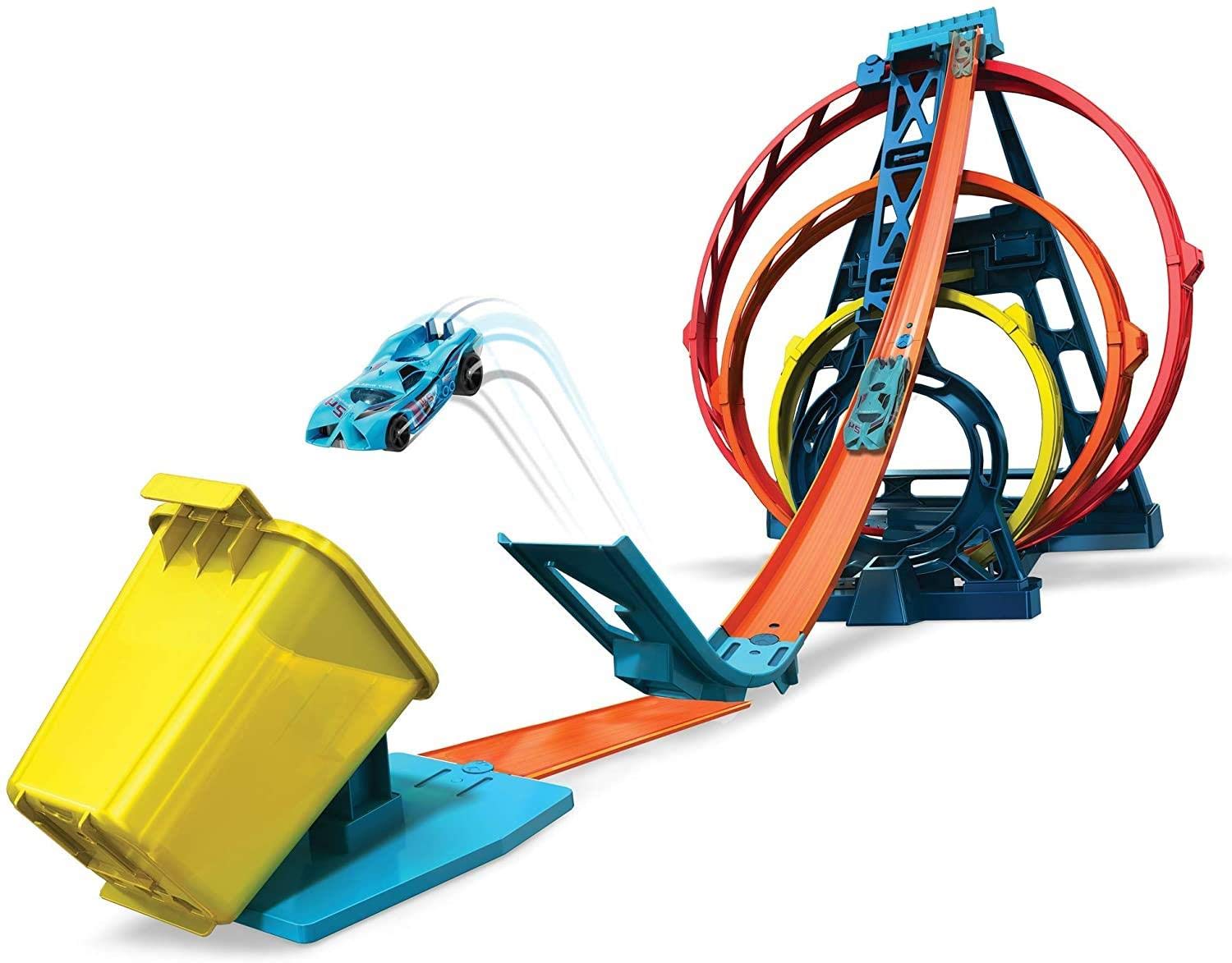 Mattel Hot Wheels Track Builder Unlimited Triple Loop zestaw