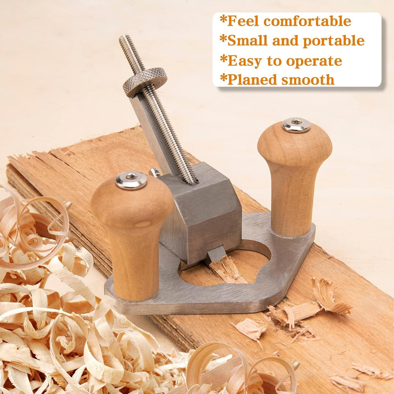Fresatrice con Foro Base per Arresto di profondità, Fresatrice Ergonomica in Acciaio Inossidabile Strumento Portatile per la Lavorazione del Legno, Fresatrice Portatile per