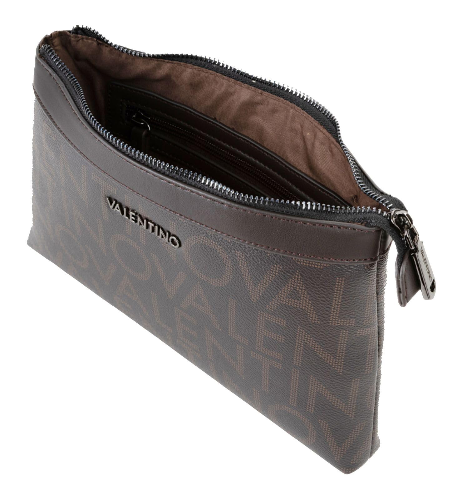 Valentino borsa per utensili King Soft Cosmetic Case Moro/Naturale marrone scuro