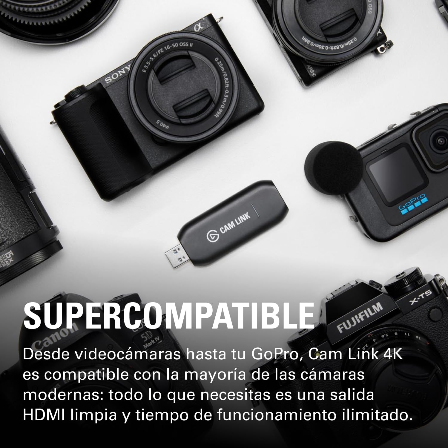 Elgato Cam Link 4K, capturadora externa de cámara