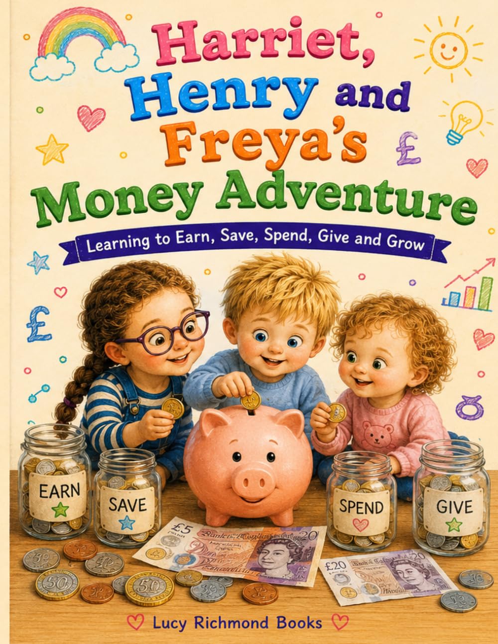 Harriet, Henry and Freya’s Money Adventure: Learning to Earn, Save, Spend, Give and Grow
