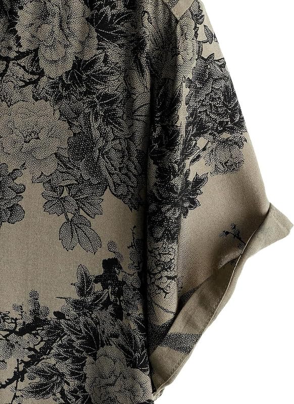 Image of Men's Multi-Coloured Floral Printed Shirt for man | Half Sleeve Cotton Shirt for Men | Summer Shirts for Men
