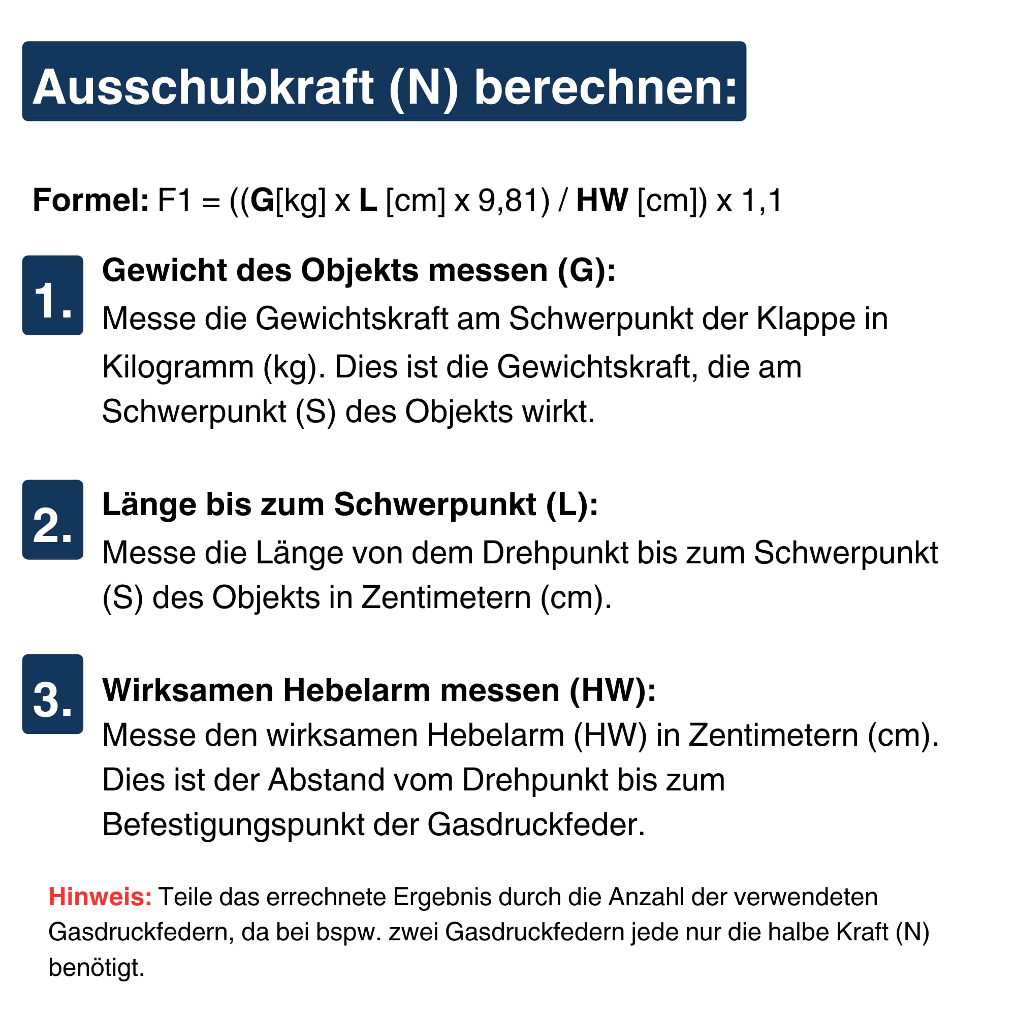 Gasdruckfeder mit 700N / 70 kg Ausschubkraft und 685mm Länge, Gasdruckdämpfer, Gasfeder