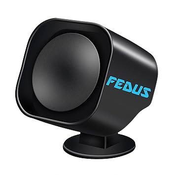 FEDUS 12V 110db Super Loud Universal Pack 1,Tuk Tuk Car Motorcycle Vehicle Reverse Gear Safety Horn Car Reverse/Back Gear Tuk Tuk Horn,Car Reverse Safety Device Reverse Beeper Buzzer for All Car Model