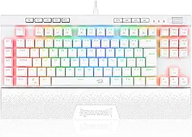Redragon TECLADO OPTICO GAMER MAGIC-WAND PRO RGB BRANCO SWITCH AZUL ABNT2