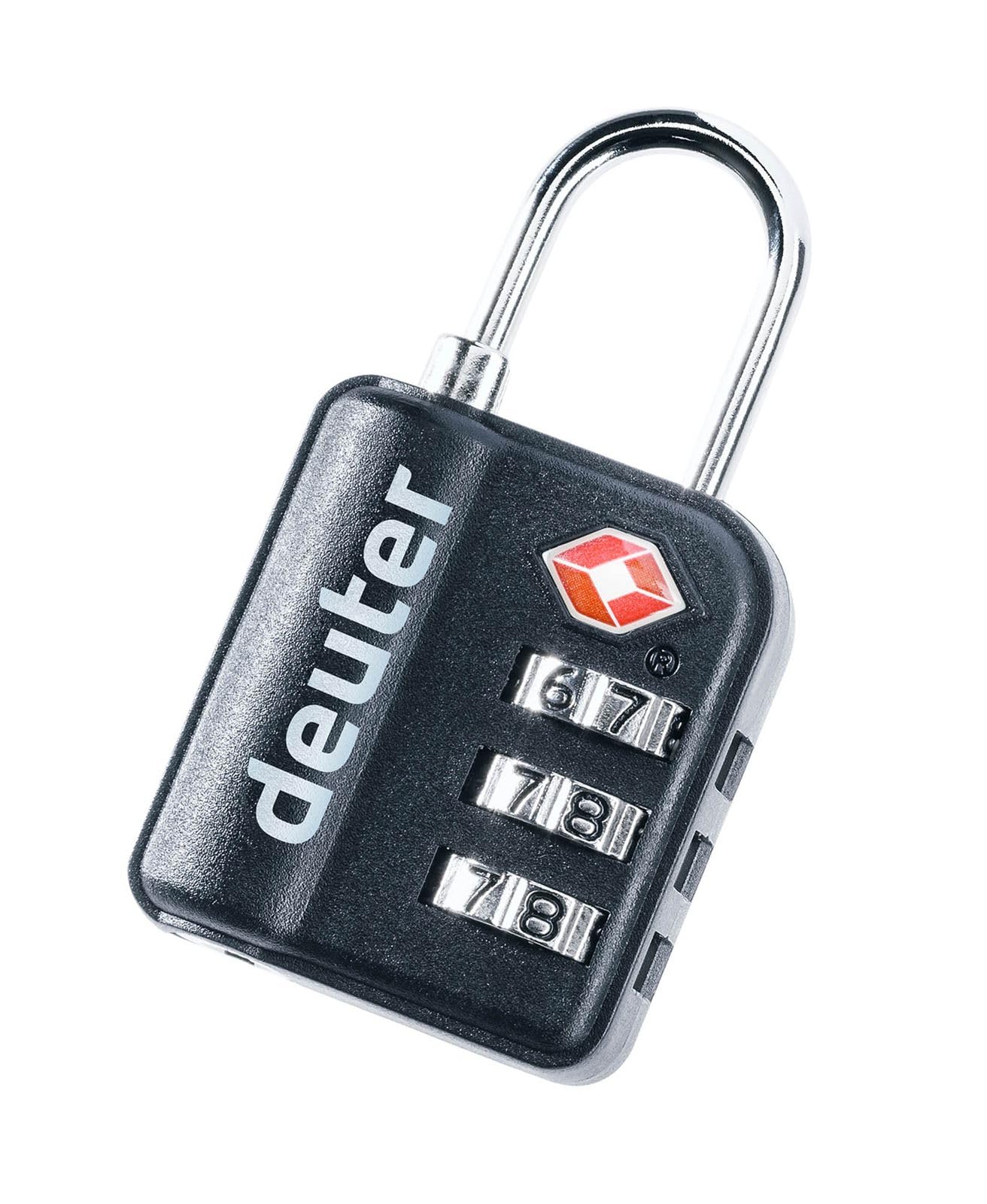 deuter TSA Pad Lock zamek pałąkowy, czarny