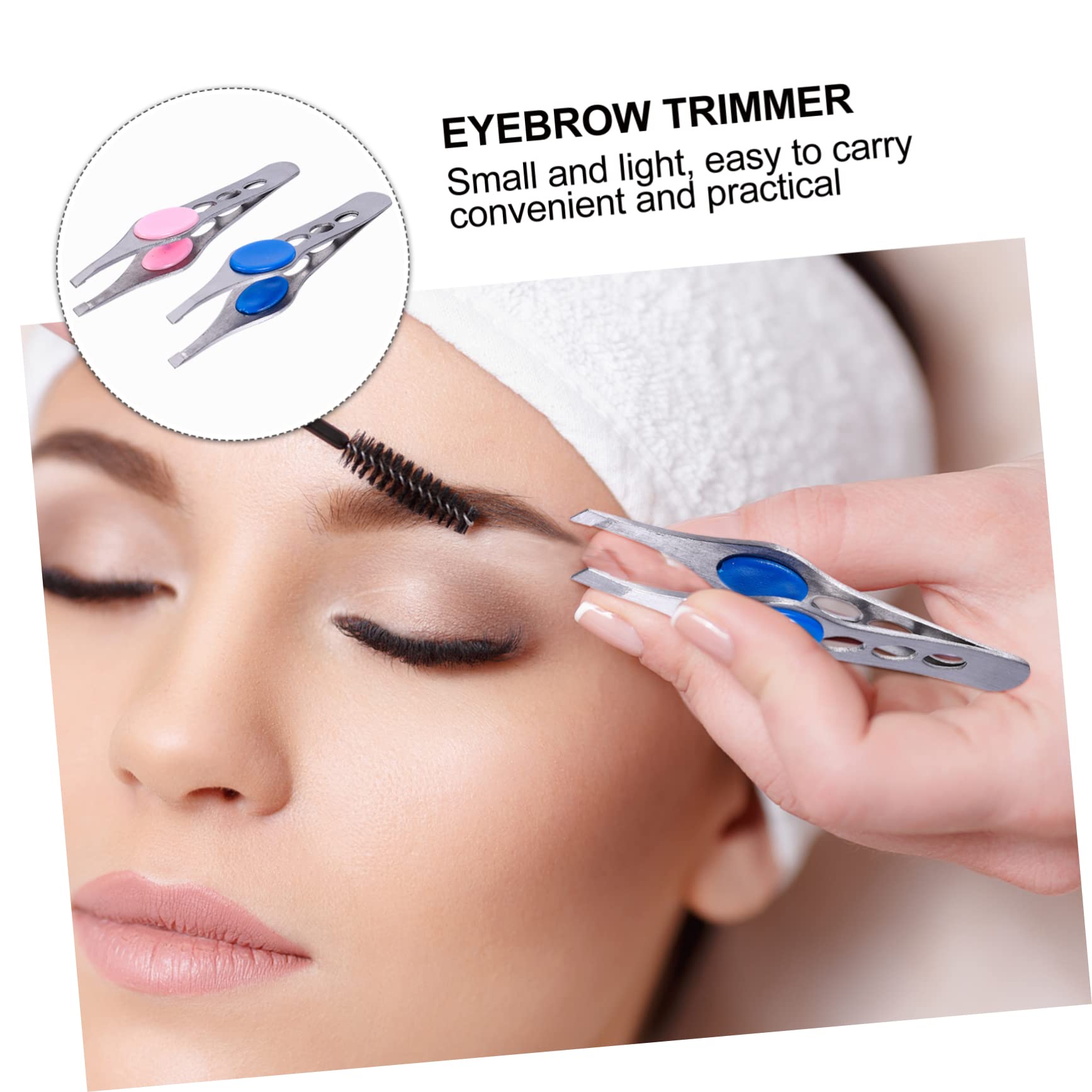 3 Set Eleganti Di Strumenti Per La Bellezza Delle Sopracciglia Pinzette Di Precisione Per Sopracciglia Per Uso Domestico 4 Pezzi * 3