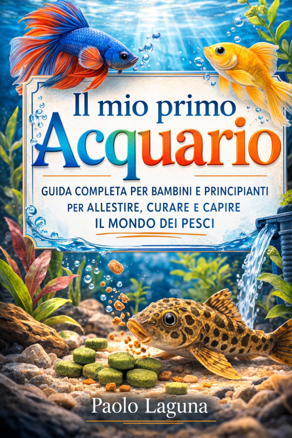 Il mio primo Acquario: Guida completa per bambini e principianti per allestire, curare e capire il mondo dei pesci (Libri sulla cura degli animali)