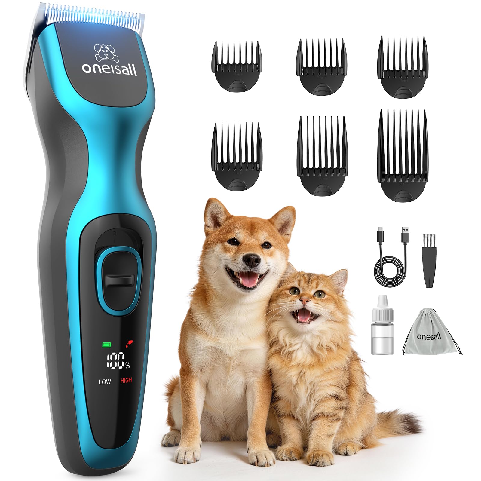 Amazon.co.jp: 【全身カット対応】oneisall 犬 バリカン 猫 バリカン