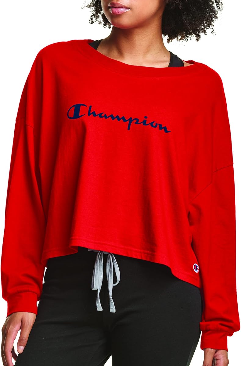 Women's Champion Sleep Crop Tee