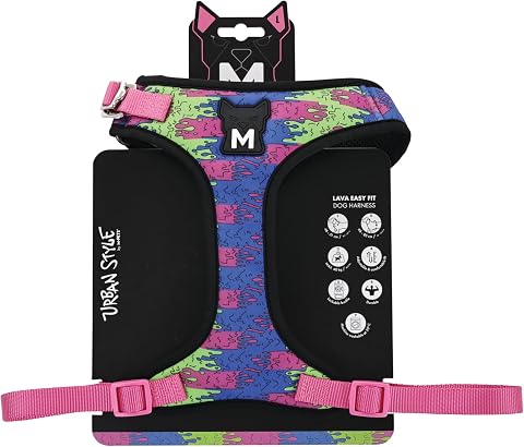 M-Pets Urban Style Lava Easy Fit Köpek Göğüs Tasması (L)