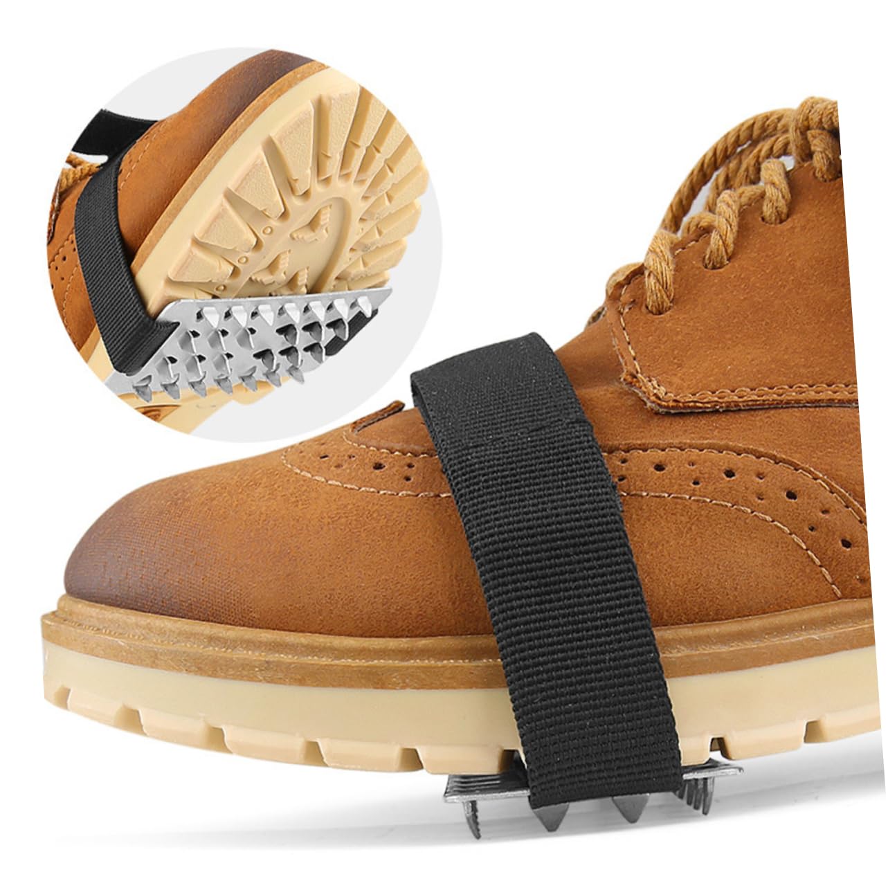 Balacoo 1 Pair Anti-Skate Claws Ice Shoe Covers Boots Non-Skid Climbing Crampons