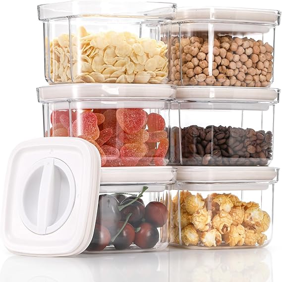 6 Pack Airtight Food Storage Containers