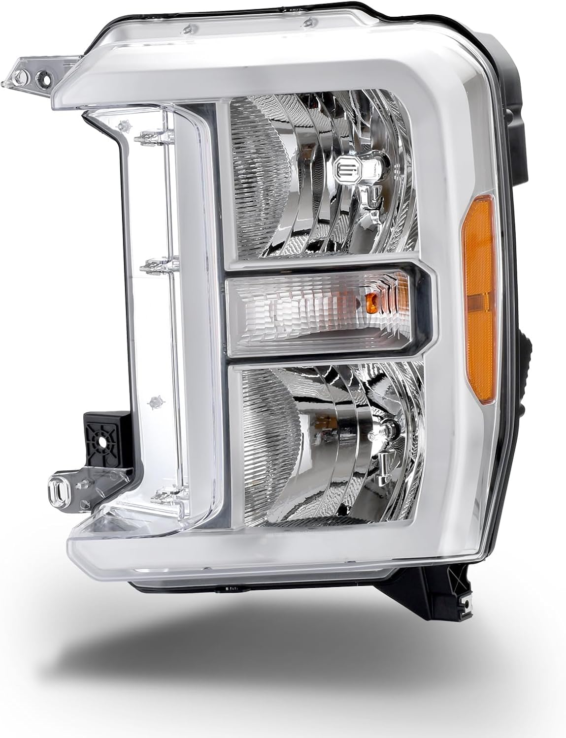 Headlights Assembly Compatible with Ford F250 Super Duty 2023 2024, Headlamp Left Driver Side Replacement FO2502429 PC3Z13008G