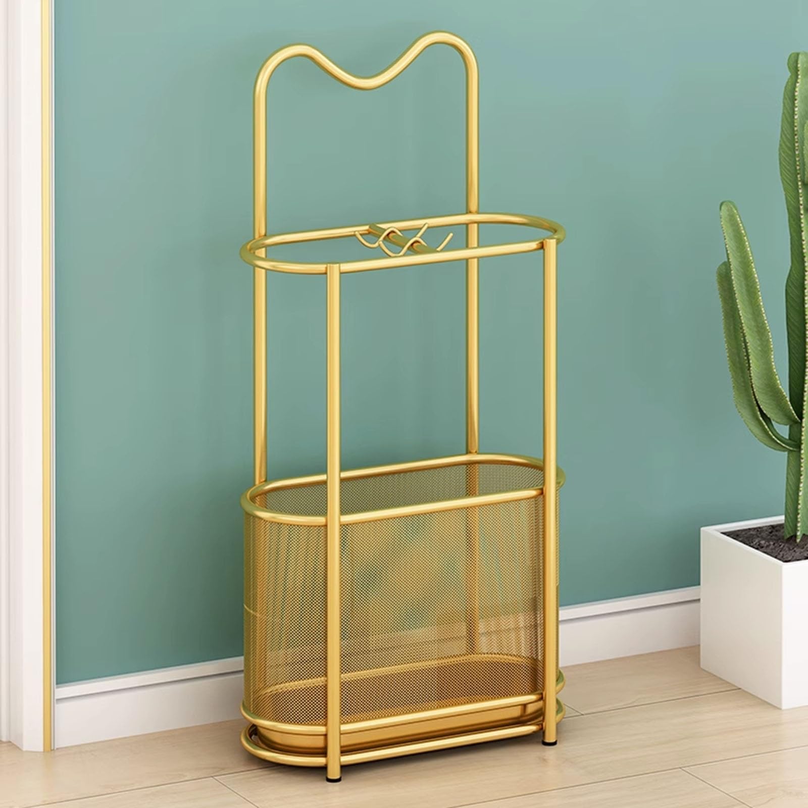 Porte-parapluie commercial de grande capacité pour éviter les sols glissants dans l'entrée