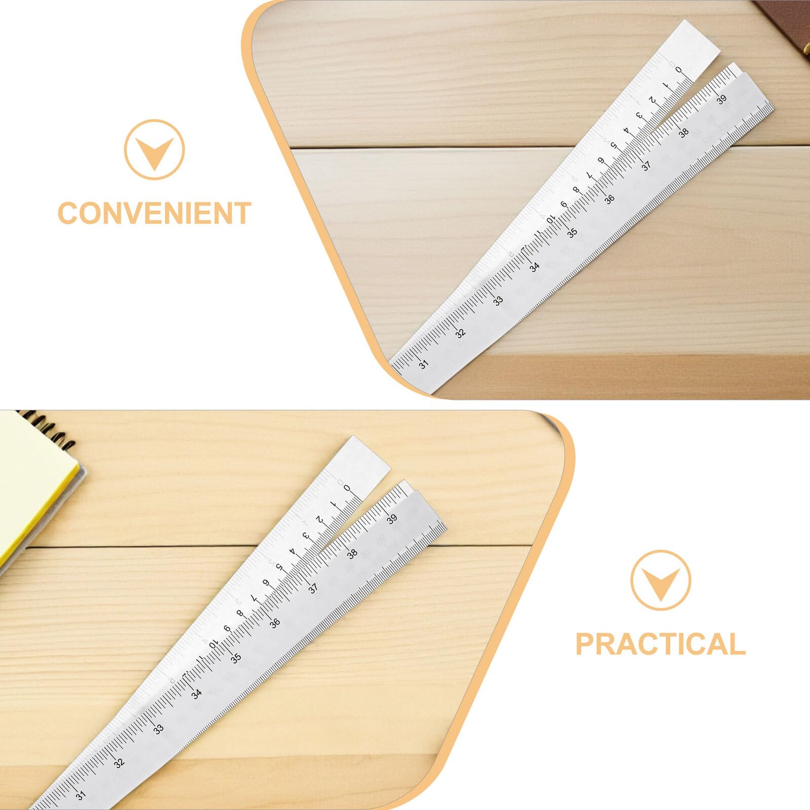 Cinta Métrica de Papel Flexible 1m, 150 Piezas, Blanco