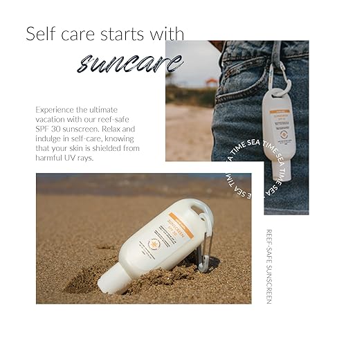 Miniatura 4 de Protector solar mineral seguro para arrecifes, tamaño de viaje, aprobado por Hawái y México, biodegradable, libre de zinc, oxibenzona y octinoxato,