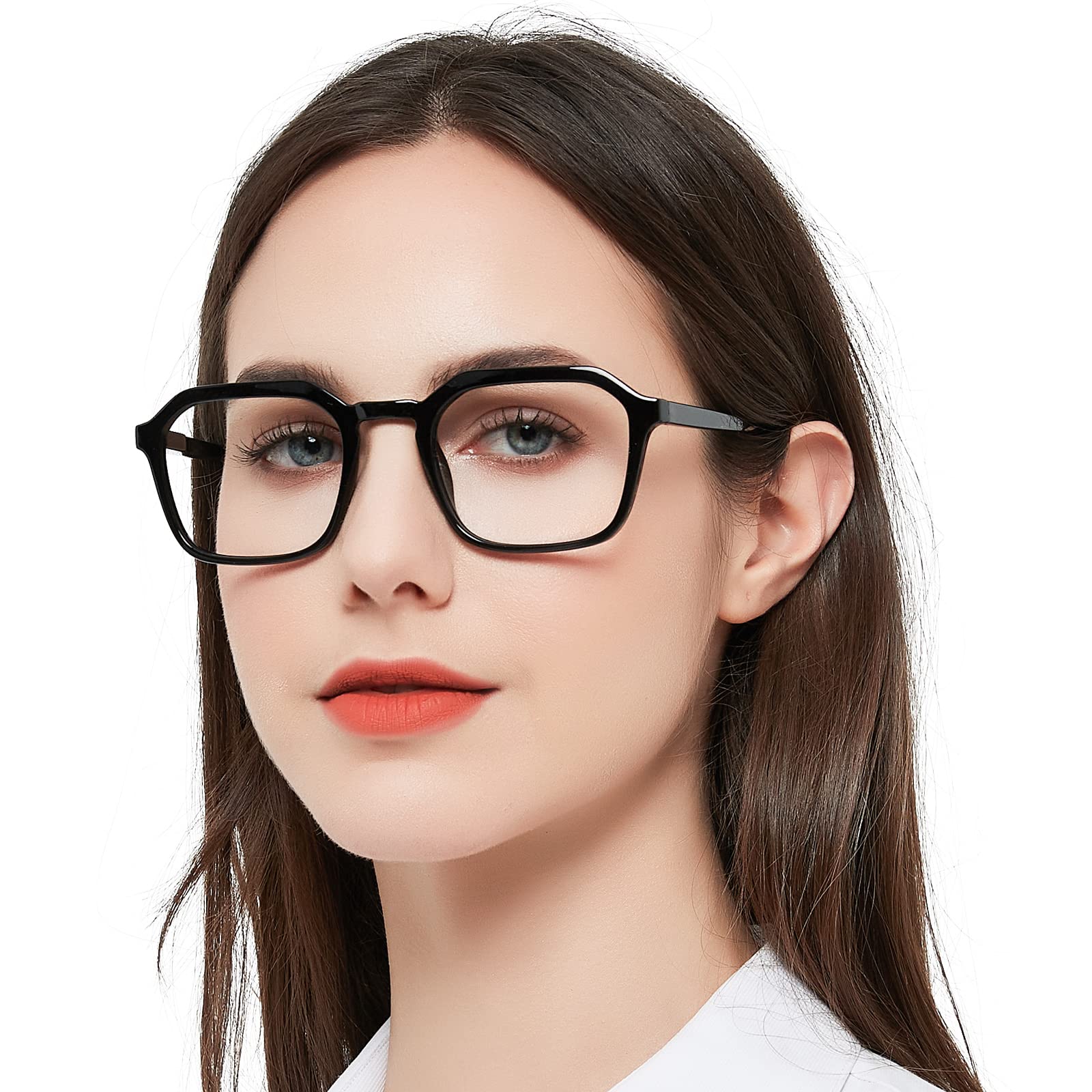 MARE AZZURO Large Square Reading Glasses Women Lightweight Readers 1.0 1.25 1.5 1.75 2.0 2.25 2.5 2.75 3.0 3.5 4.0 5.0 6.0