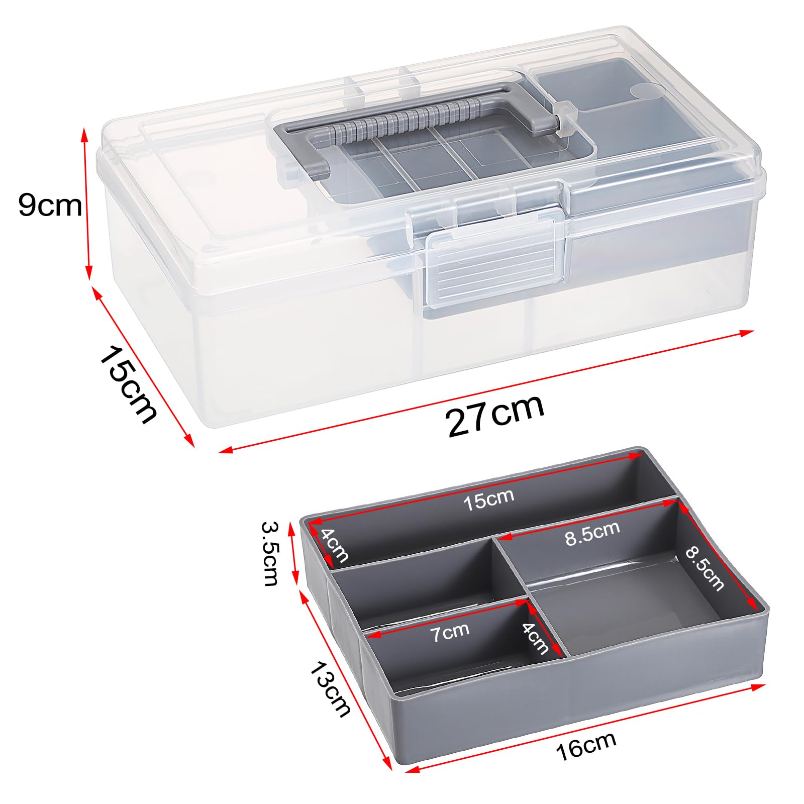 Produktbild von Angeln Köder Box | Hochwertige Kunststoff Köder Haken Box | Angeln