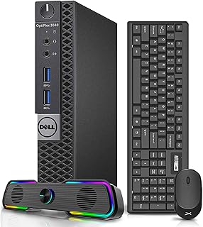 Dell OptiPlex 3040 Desktop Computers Micro PC,16GB Ram New 1TB SSD,i5-6500T 2.5GHz Mini PC (Renewed)