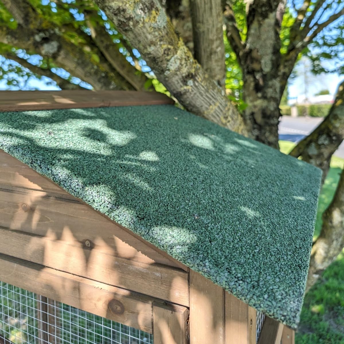 Animal Valley Volière pour Oiseaux en Bois Double Toit Shingle
