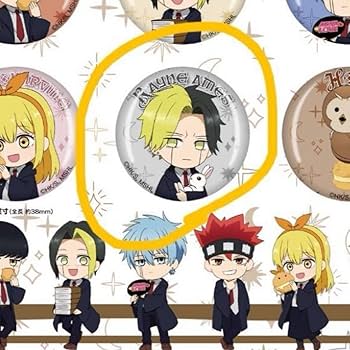 レイン・エイムズ　百面相缶バッジ　24個セット　マッシュル レイン・エイムズ 百面相缶バッジ 24個セット マッシュル