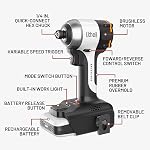 Litheli 20V Cordless Impact Driver Kit, 2035 in-lbs Max Torque, 1/4 in. Hex Power Drill/Driver with Battery