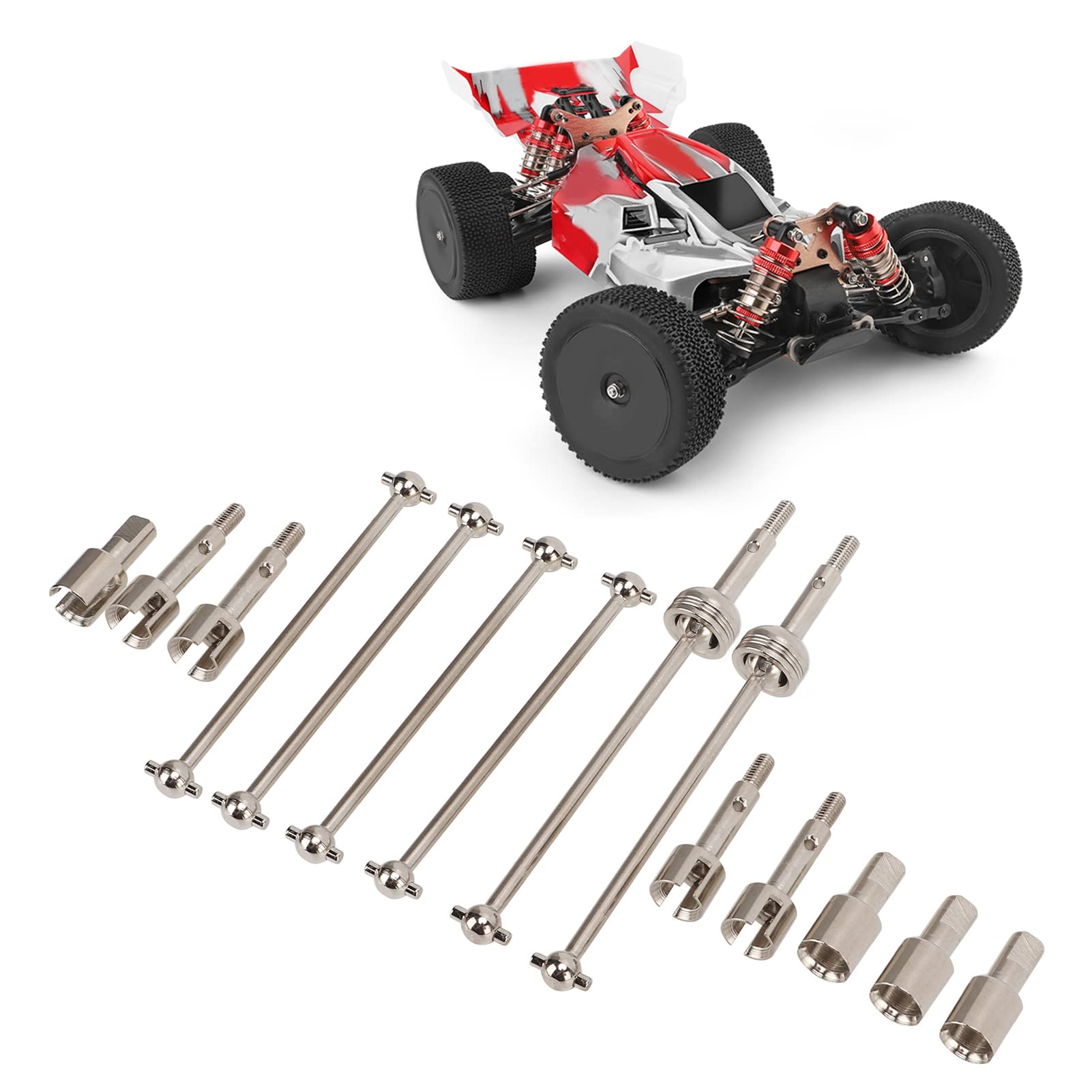Arbre De Transmission Métal Pour Voiture Télécommandée Wltoys 1/14 - Remplacement Robuste 17.3 Cm