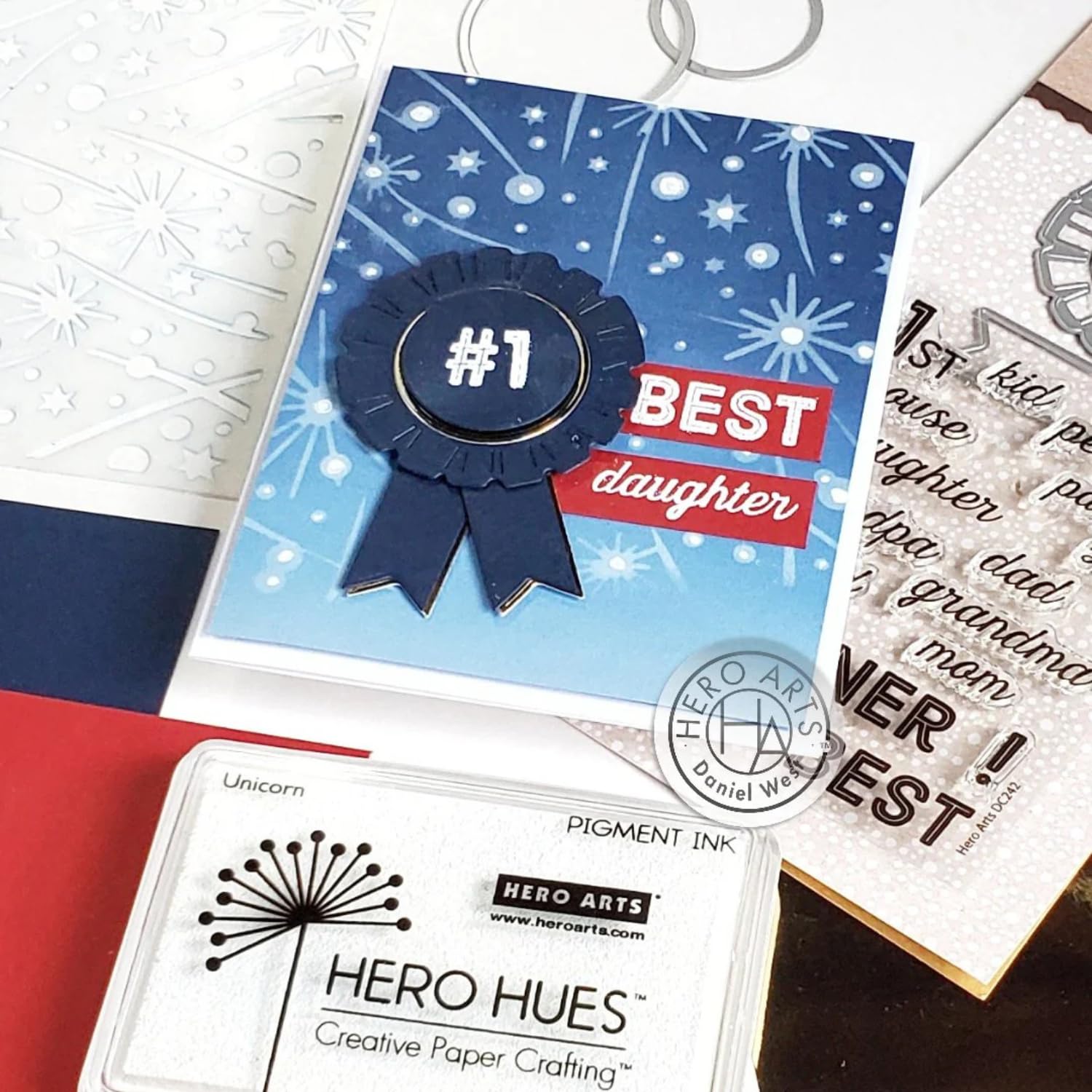 Hero Arts AF472 Reinker Bundle, Unicorn White thumbnail 2