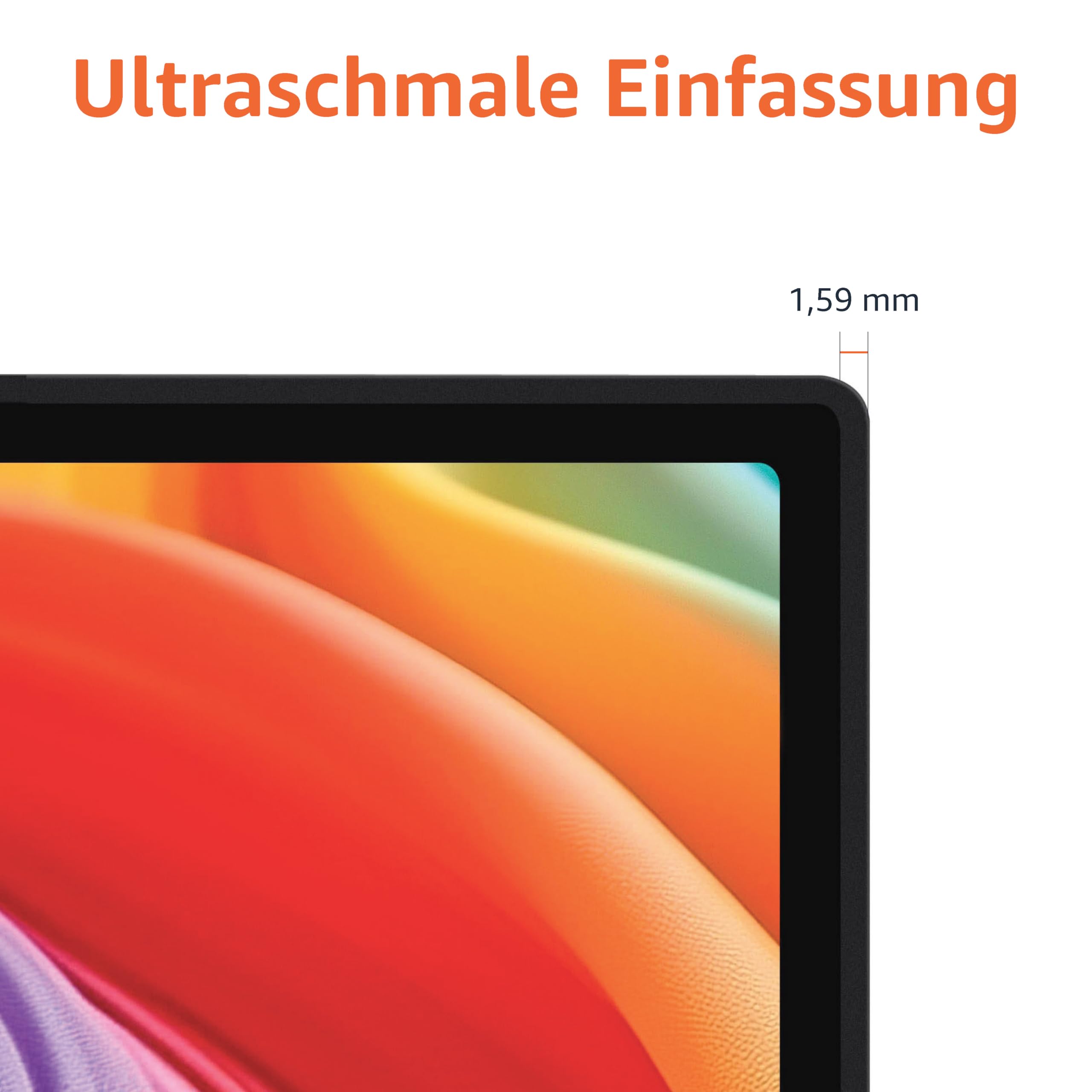 Amazon Basics Monitor 27 Zoll (68.6 cm), FHD 1080p, max. 100 Hz, VESA-kompatibel, integrierte Lautsprecher, Schwarz