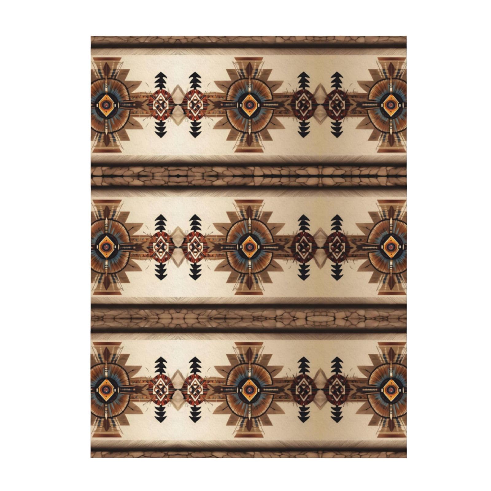 Couverture amérindienne super douce légère chaude durable plaid lit
