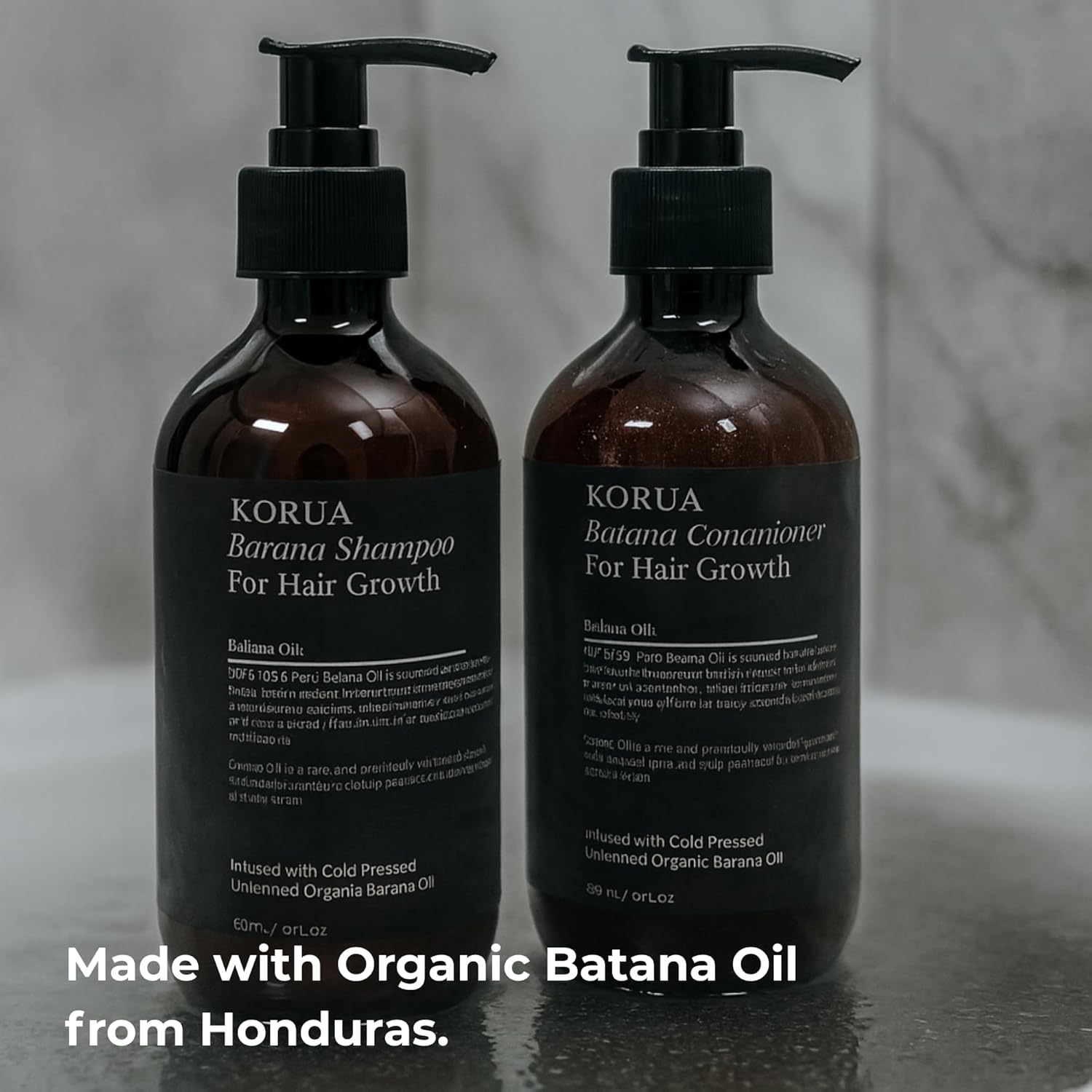 Batana Oil Shampoo and Conditioner for Hair Growth and Healthy Hair