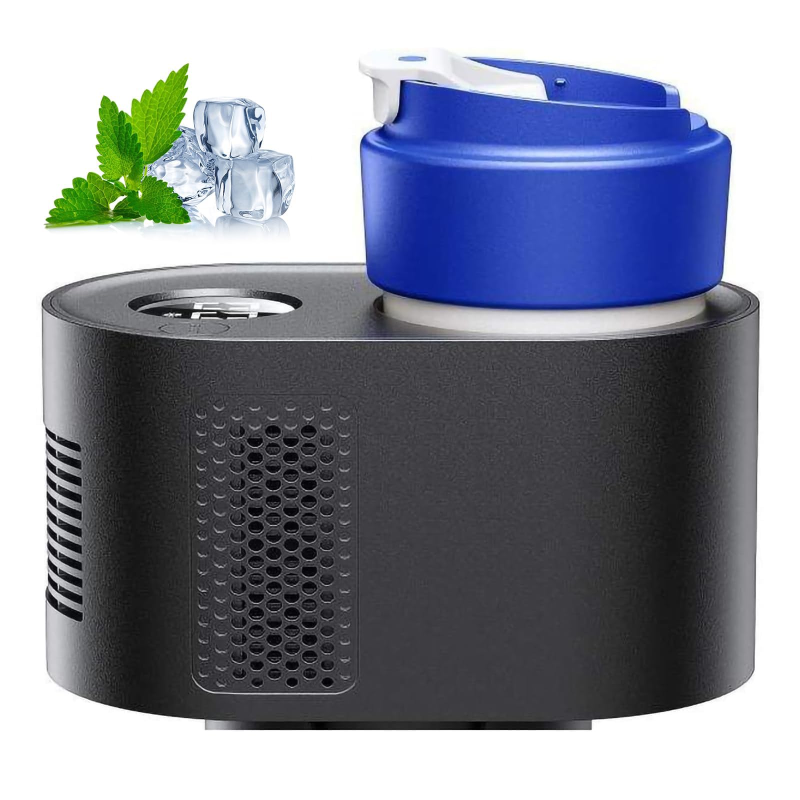 Schnellheizender Kühlbecher, Intelligenter Auto-heiz- Und Kühlbecher Mit Led-anzeige, 0 °c Kühlung & 60 °c Heizung, 40–60 °c Konstante Temperatur, Für Auto, Büro, Zuhause, Bier, Saft