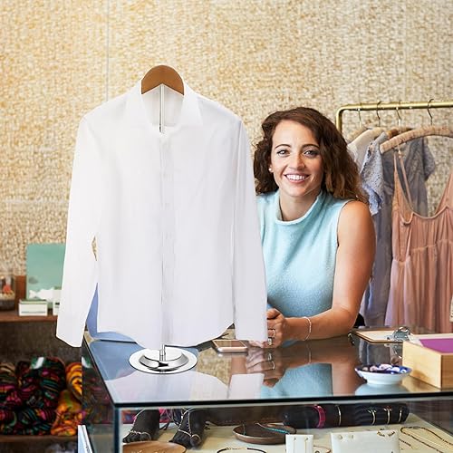 Miniatura 5 de Barydat Exhibición ajustable de camiseta para adultos, soporte flexible para hombro, soporte portátil de exhibición de camisetas para vendedores,