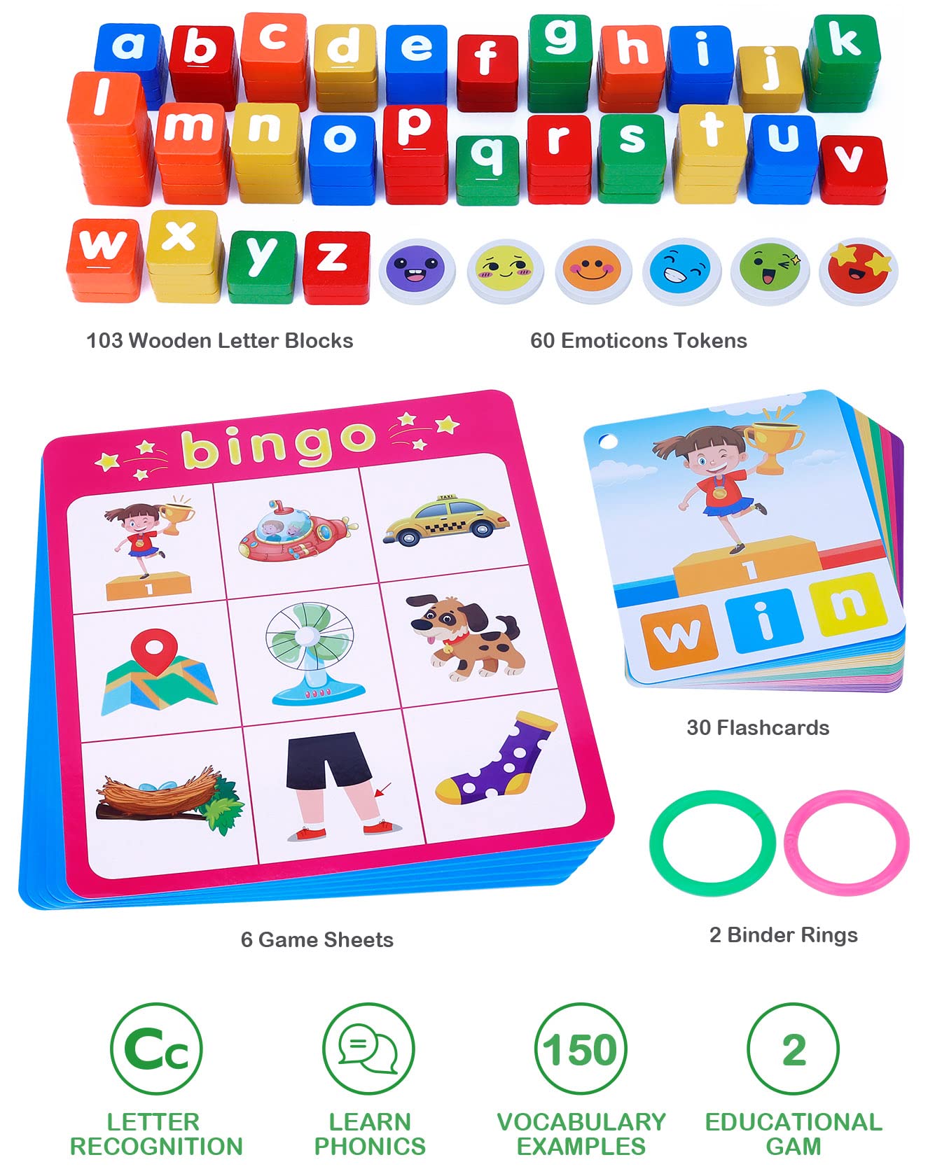 Best Bingo Short Vowel Families (LTR) Reading Spotlight🍃 Descubra o
