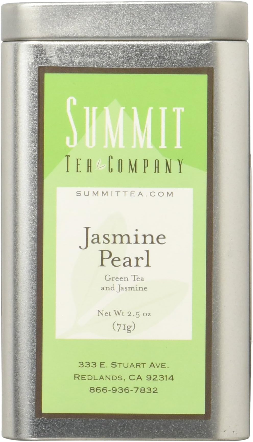 Jasmine Pearls 2.5 oz Tin Green Tea (Superior Grade)