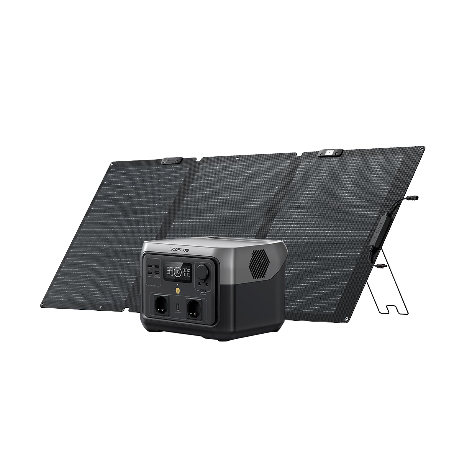EcowFlow RIVER 2 Max bundle met zonnepaneel