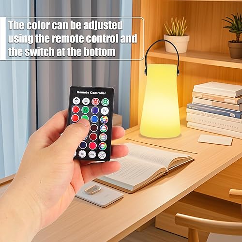 Miniatura 4 de Luz nocturna portátil LED para acampar al aire libre, lámpara de noche recargable, regulable, impermeable, luz de mesa con control remoto para