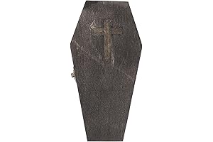 Wooden Coffin Box: An Enchanting Trinket and Jewelry Haven