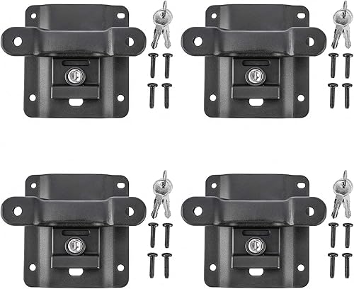 Toolly Juego de 4 soportes de amarre con anclajes de amarre y tacos de amarre compatibles con F150 F250 F350 2015-2022, repuesto para Ford