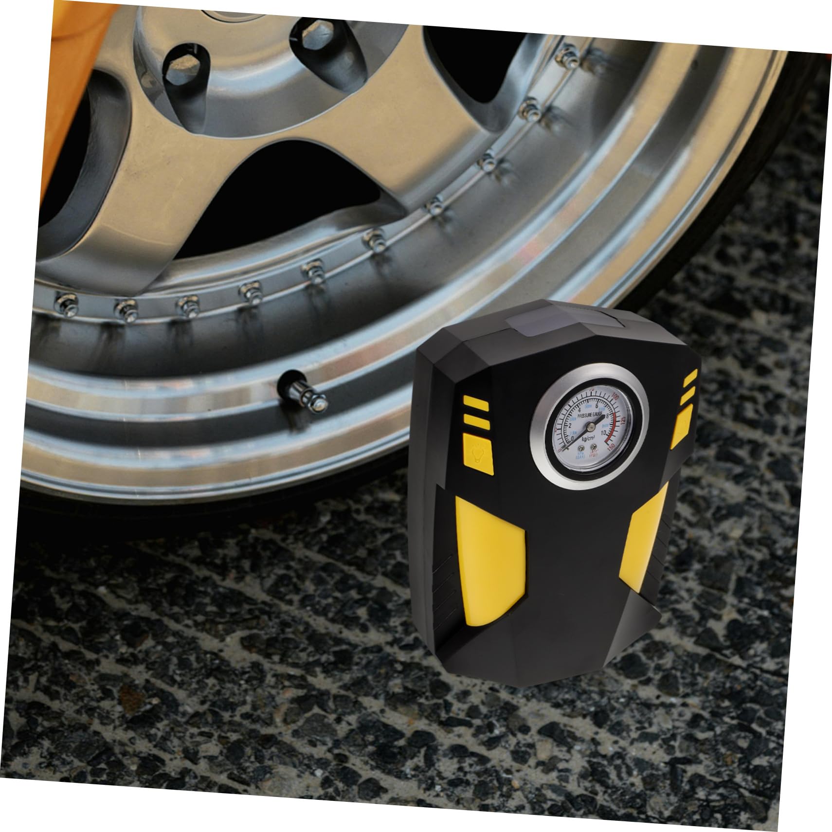 PartyKindom Portable Luftkompressor Mit LCD-anzeige Handheld Reifenfüller Für Autos Fahrräder Und Bälle Hoher Druck Kompakt Und Tragbar