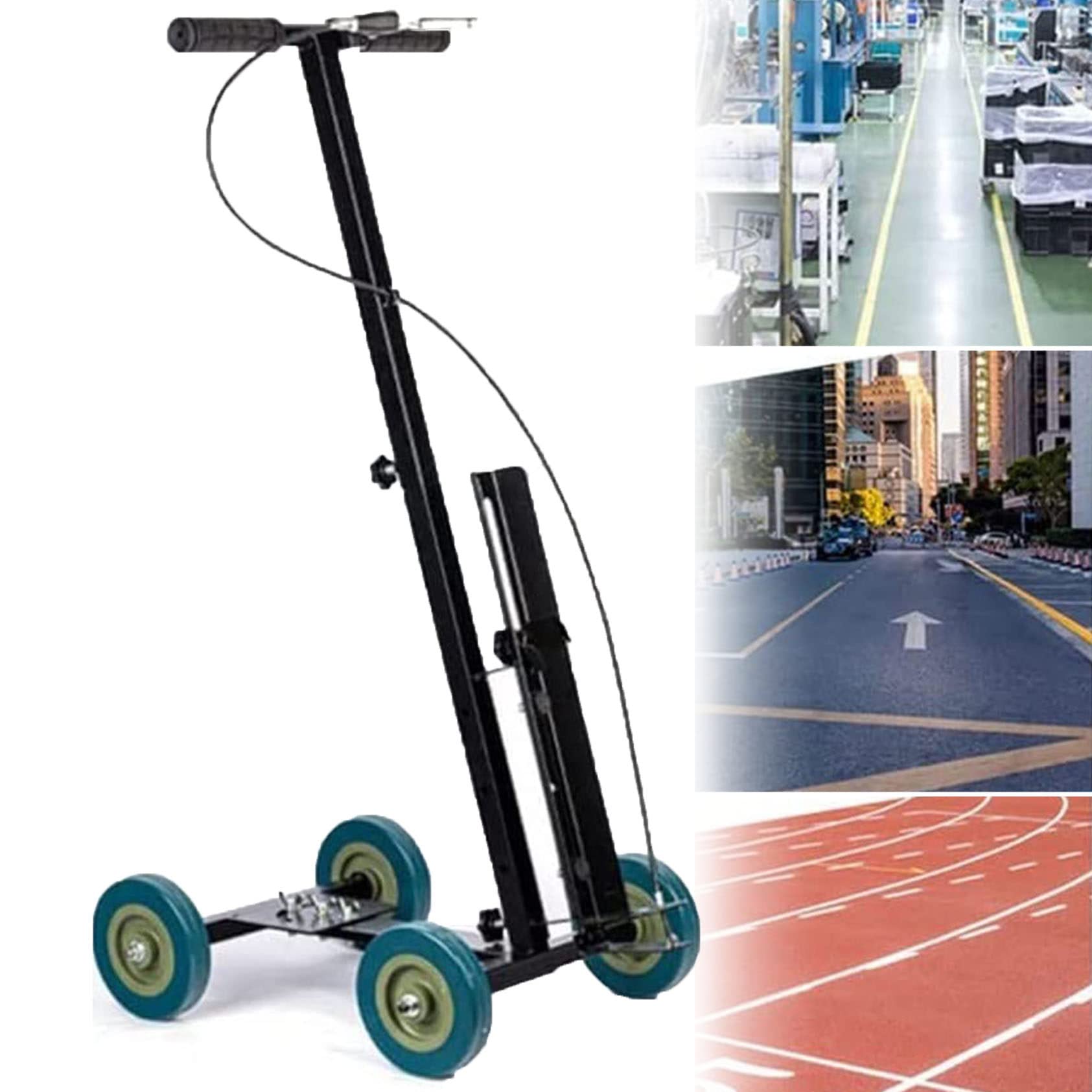 asdchZen Hand-Push Lane Marking Applicator, Multifunction Line Marking Machine, Marking Tools, Lane Marking Applicator, Paint Line Striping Equipment For Road Or Grass Marking Paint,