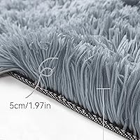 Vista 5 de TTLOJ Alfombra Rectangular para Tienda de Juegos, Alfombra de Área Decorativa, Almohadilla Suave y Esponjosa para Casa de Juegos de Niños