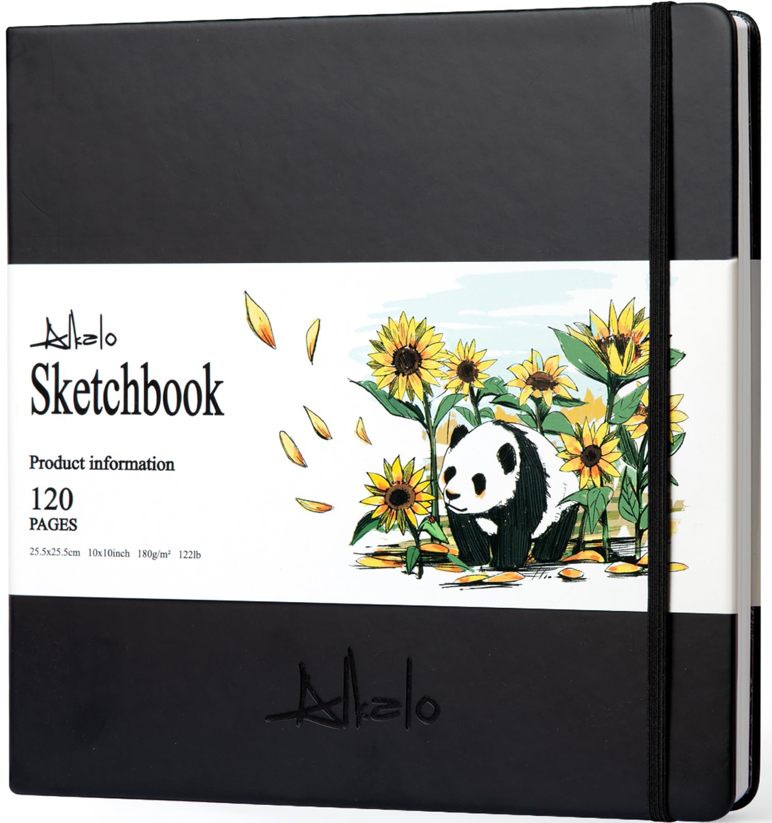 Amazon.com: ALKALO Square Sketchbook for Drawing, 120 Pages Sketch
