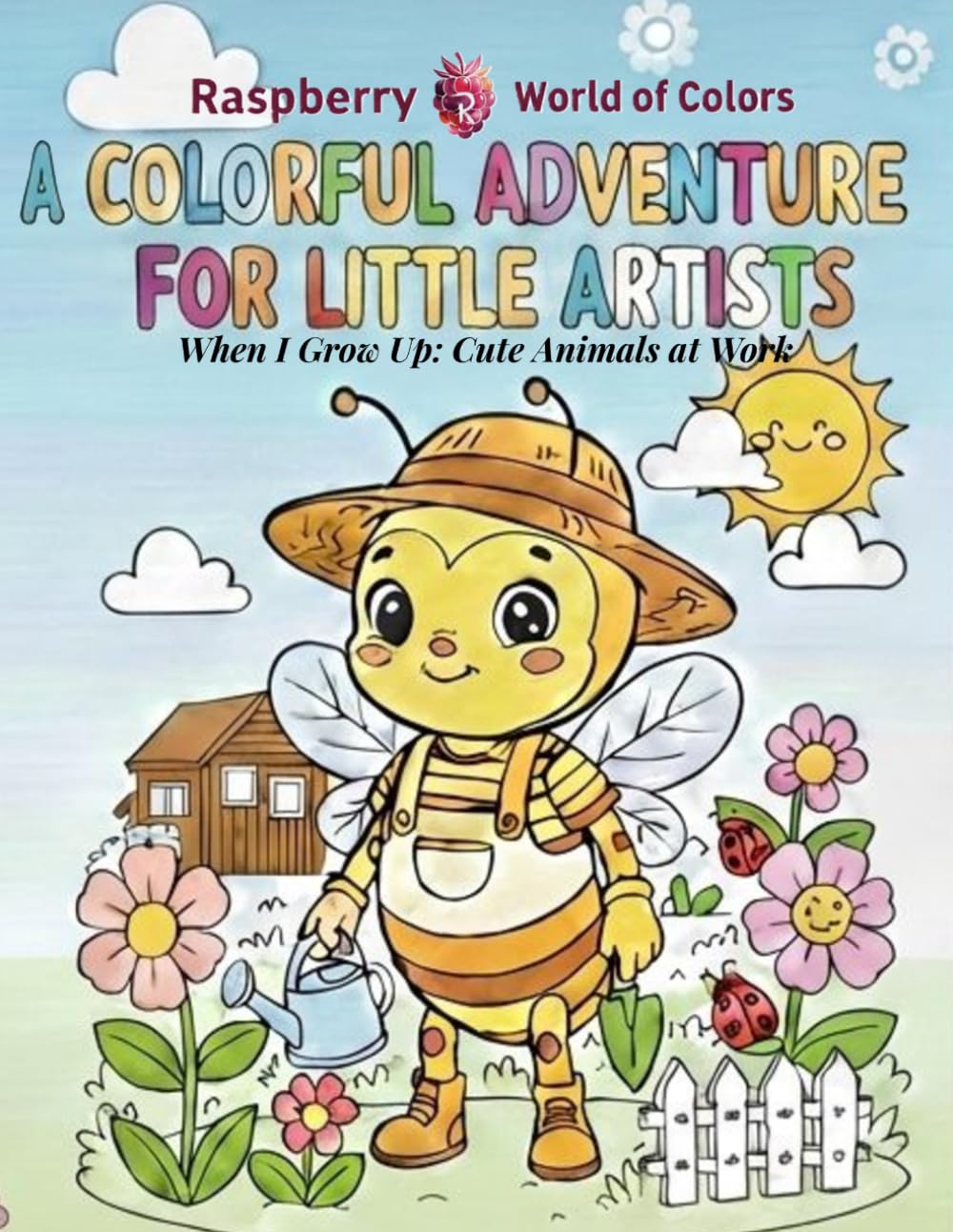 ACOLORFUL ADVENTURE FOR LITTLE ARTISTS: When I Grow Up: Cute Animals at Work