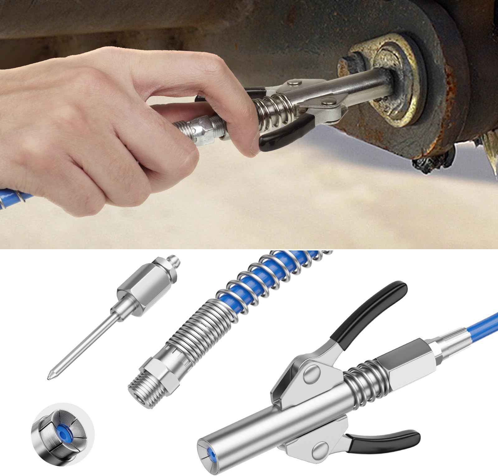 PTS PRO TOOLS SOLUTION Cordless Electric Grease Gun Kit