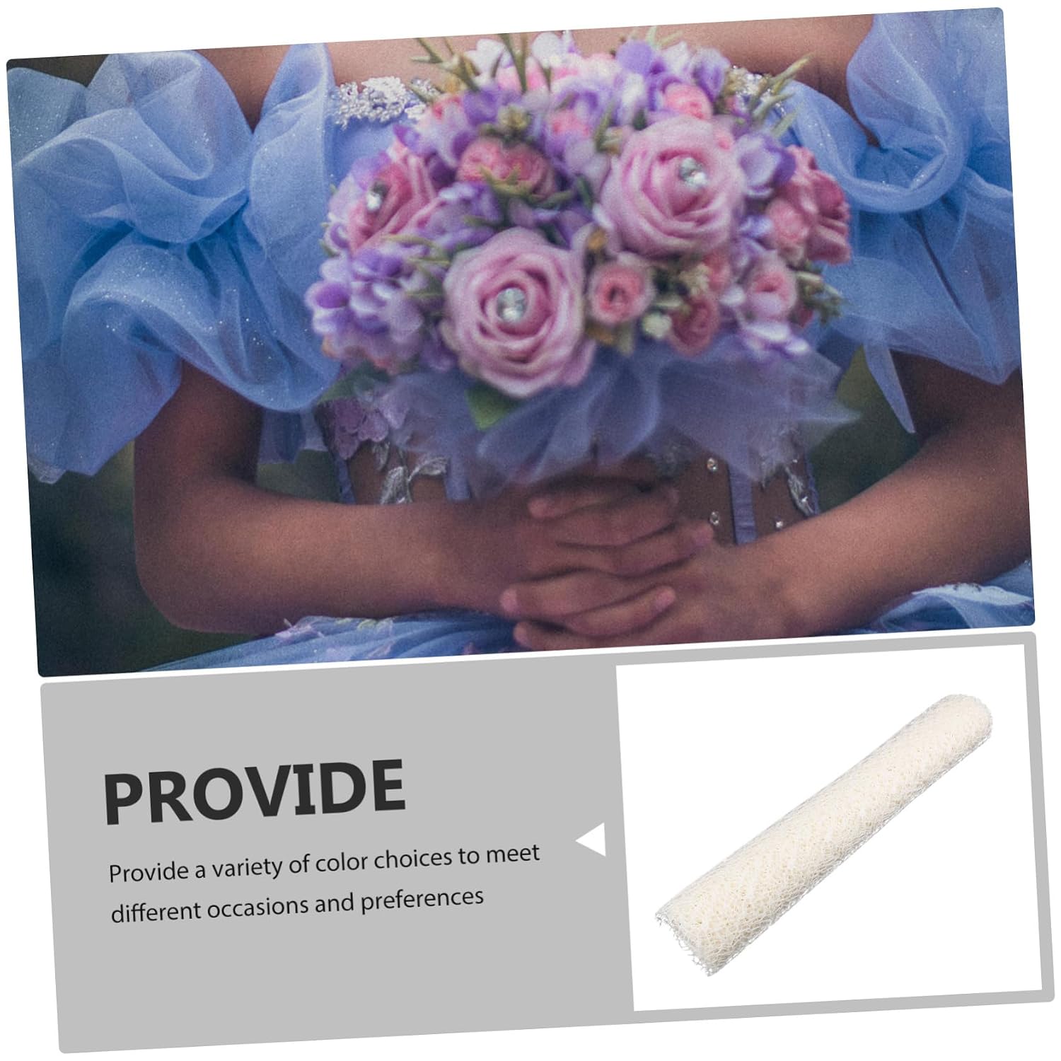 VILLCASE 3pcs Flower Wrapping Paper Net Mesh Material for Bouquets Yards Lightweight and Breathable Floral Wrapping Roll for Florists and Crafting