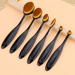 6 Pack Blending Brush for Card Making Crafting Ink Blender Brushes Set Tool Crafter Paper Background Brush Drawing (Brown)