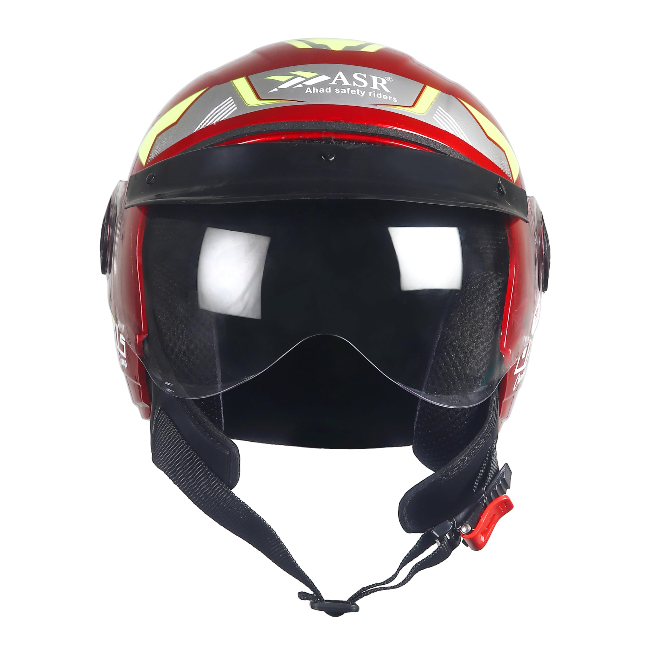 Kids Safety Helmet with Clear Visor Shield, Mint Green with Animal Design, ABS Plastic, Small (Age 2-6 Years), 550g-image-20